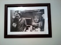 Sylvian in South Kensington home - Becky's framed print